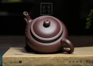 《禪竹壺》宜興紫砂壺助理工藝美術師手工名家家用禮品茶具套裝紫泥