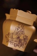 《僧帽》宜興紫砂壺工藝美術師手工黃金段茶壺泡茶具僧帽