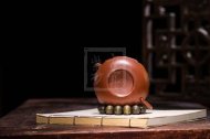 《凌波仙子》宜興紫砂壺名家助理工藝美術師純手工茶壺筋紋器大紅袍