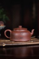 《陶緣雙面刻繪》宜興紫砂壺助理工藝美術師手工紫泥創新壺泡茶壺茶具