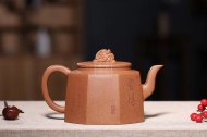《八方來財》宜興紫砂壺工藝美術師手工金降坡泥泡茶壺茶具八方