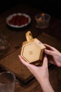 《僧帽》宜興紫砂壺工藝美術師手工黃金段茶壺泡茶具僧帽