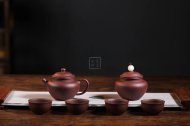 《樂(lè)道套組》紫砂壺宜興紫砂純手工底槽青茶具泡茶