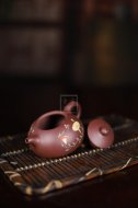 《半月》宜興紫砂壺工藝美術師手工半月底槽青