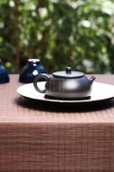 《小圓珠》宜興工藝美術師全手工黑朱泥圓珠紫砂壺茶具