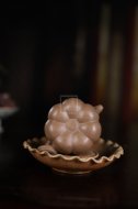 《南瓜壺》宜興高級(jí)工藝美術(shù)師工紫砂壺段泥南瓜茶壺茶具
