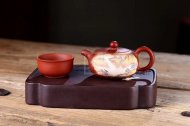 《紫砂壺承/干泡盤(pán)》宜興紫砂壺手工紫泥