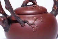 《留香提梁》宜興紫砂壺底槽青創新提梁全手工茶壺