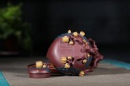 《多子多福》宜興紫砂壺高級(jí)工藝美術(shù)師純手工底槽青中壺茶具泡茶壺創(chuàng)新壺