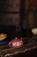《半月》宜興紫砂壺工藝美術師手工半月底槽青