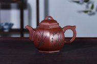 《尊六方》宜興六方紫砂壺底槽青純手工高級工藝美術(shù)師泡茶壺特價茶具