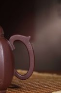 《山水詩(shī)韻-福臨八方》宜興紫砂壺工藝美術(shù)師手工底槽青