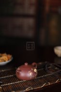 《半月》宜興紫砂壺工藝美術師手工半月底槽青