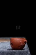 《知秋主人對杯》宜興紫砂壺工藝美術員手工紫泥茶壺茶具