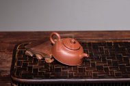 《半月》宜興工藝美術師手工紫砂壺半月泡茶壺茶具清水泥