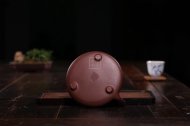 《泥繪石瓢》宜興名家紫砂壺高級工藝美術師純手工底槽青泡茶壺石瓢家用套裝功夫茶具