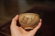 《主人杯》宜興民間實力派手工紫砂壺泡茶壺茶具黃龍山玉段泥